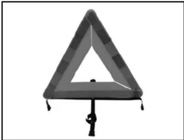 Tata Nano - Advance Warning Triangle : Hazard Warning Switch : - 1