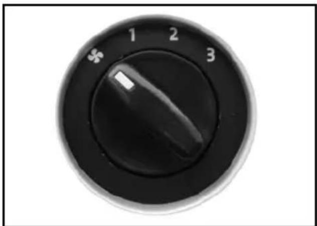 Tata Nano - Blower Speed selection Knob : - 1