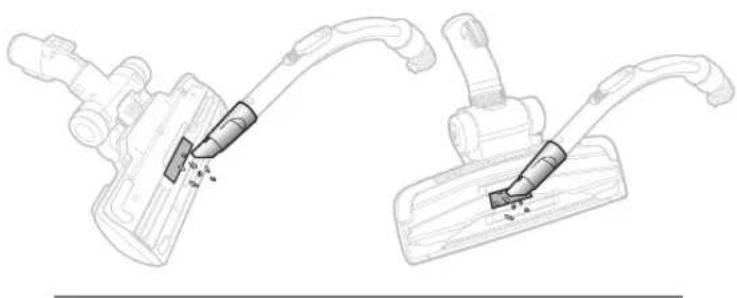 SAMSUNG SC15K4170VP - Cleaning the 2-step brush - 1