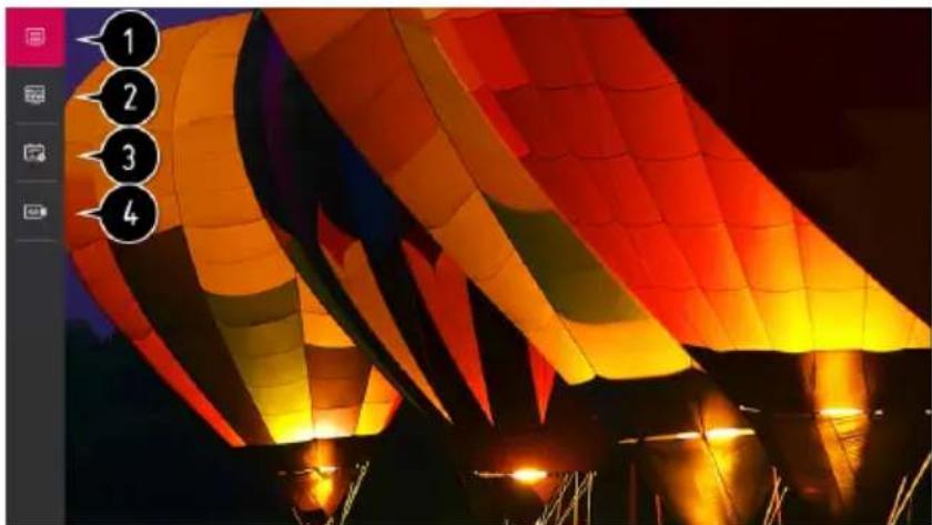 Nighttime photo of hot air balloons with numbered callouts highlighting key points of interest