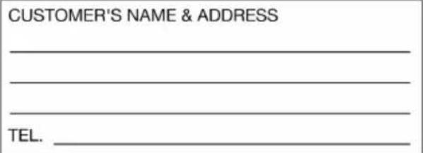 Godrej GME 730 CP1 QM - WARRANTY DETAILS - 1