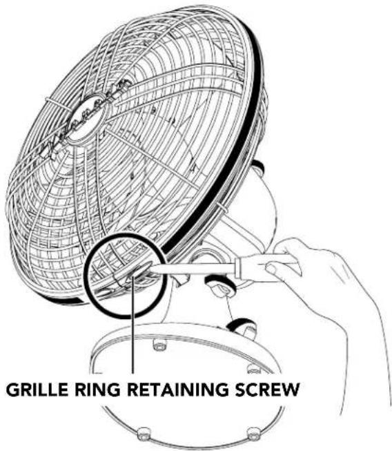 GRILLE RING RETAINING SCREW