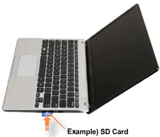 SAMSUNG NP350U2Y - To Insert and Use a Memory Card - 1