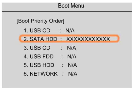 SAMSUNG NP350U2Y - Changing the Boot Priority - 2