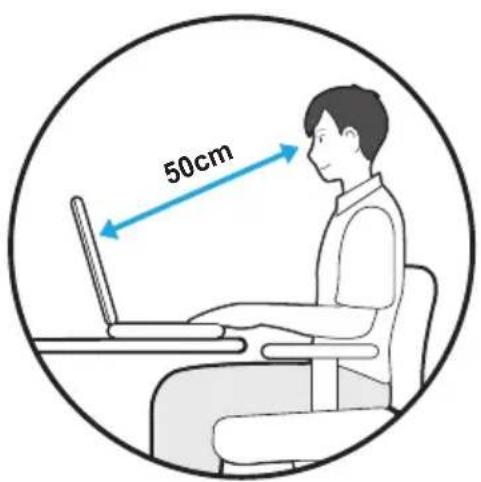 SAMSUNG NP350U2Y - Adjust the heights of desks and chairs appropriate to your height. - 2
