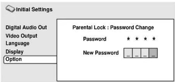 PIONEER DVD-V5000 - Enter a new password. - 1