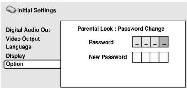 PIONEER DVD-V5000 - Use the number buttons on the Remote control to enter your existing password, then press ENTER. - 1