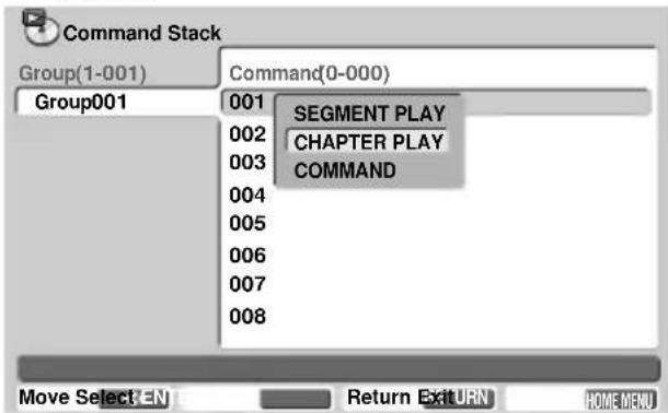 PIONEER DVD-V5000 - Example 4: "Play title 5, chapter 3 to 7, subtitle 3, audio 2, angle 1" - 1