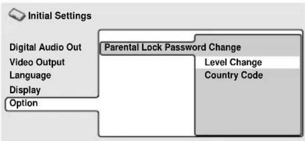 PIONEER DVD-V5000 - Select "Level Change." - 1