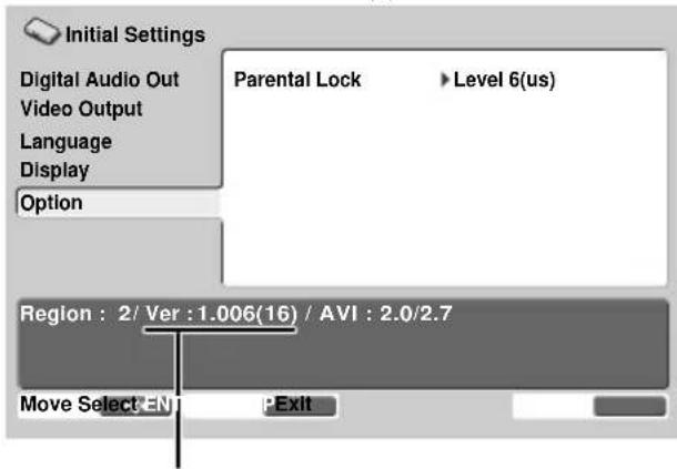 PIONEER DVD-V5000 - Confirm the Firmware Version - 2