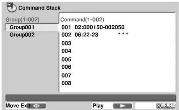 PIONEER DVD-V5000 - Execute a Group - 3