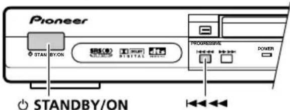 PIONEER DVD-V5000 - Resetting the Player - 1