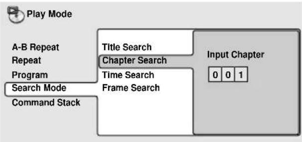 PIONEER DVD-V5000 - Use the number buttons to enter a title, chapter, track number, a time or a frame. - 1