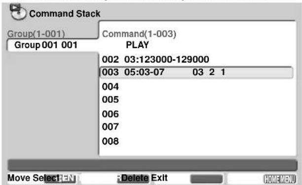 PIONEER DVD-V5000 - Example: To change audio setting from 2 to 1 on step 003 - 1