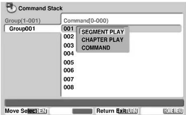 PIONEER DVD-V5000 - Example 3: "Play title 3, frames 123000 to 129000" - 1