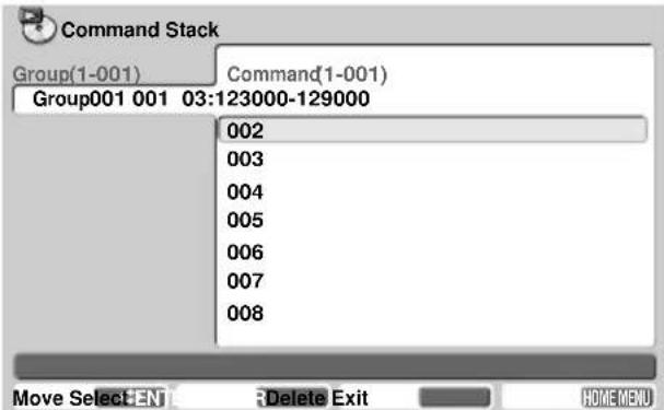 PIONEER DVD-V5000 - Example 6: To loop commands in example 3 — Play title 3, frames 123000 - 129000 — (repeat play) - 1