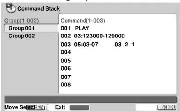 PIONEER DVD-V5000 - Delete Groups - 1
