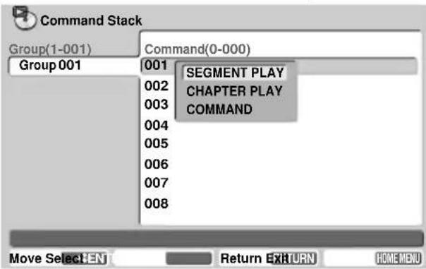 PIONEER DVD-V5000 - Example 5: Select subtitle 1, audio 2, angle 3 - 1