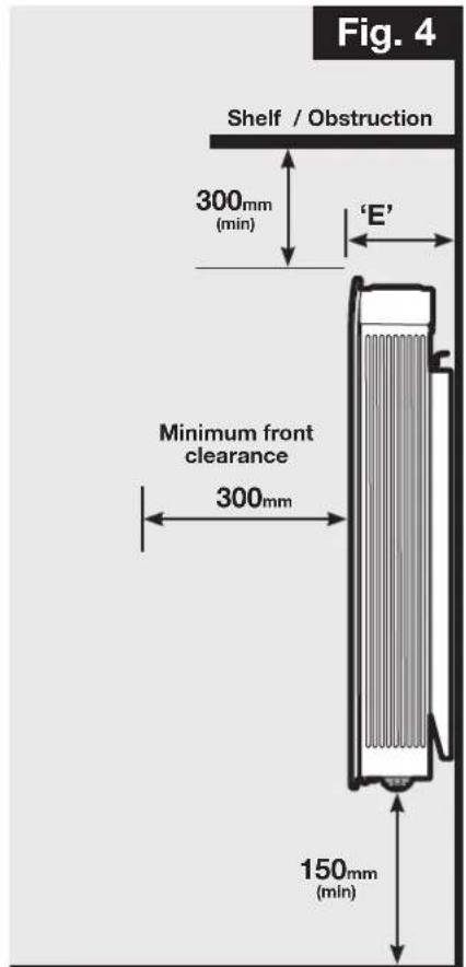 Creda CEP075E - To mount the heater to the wall: - 4