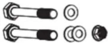HYUNDAI HYCM63E - Open the bag of fixings and ensure it contains the following bags: - 1