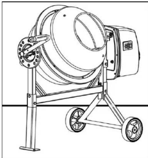 HYUNDAI HYCM63E - Using The Concrete Mixer - 1