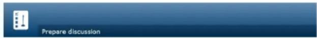 Prepare discussion