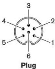 3 4 2 5 1 6 Plug