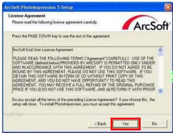 ArcSoft Photolimpression 5 Setup License Agreement Please read the following license agreement carefully. Press the PAGE DOWN Key to see the rest of the agreement. ArcSoft End User License Agreement PLEASE READ THE FOLLOWING TERMS ("Agreement") CAREFULLY. USE OF THE SOFTWARE (defined below) PROVIDED…