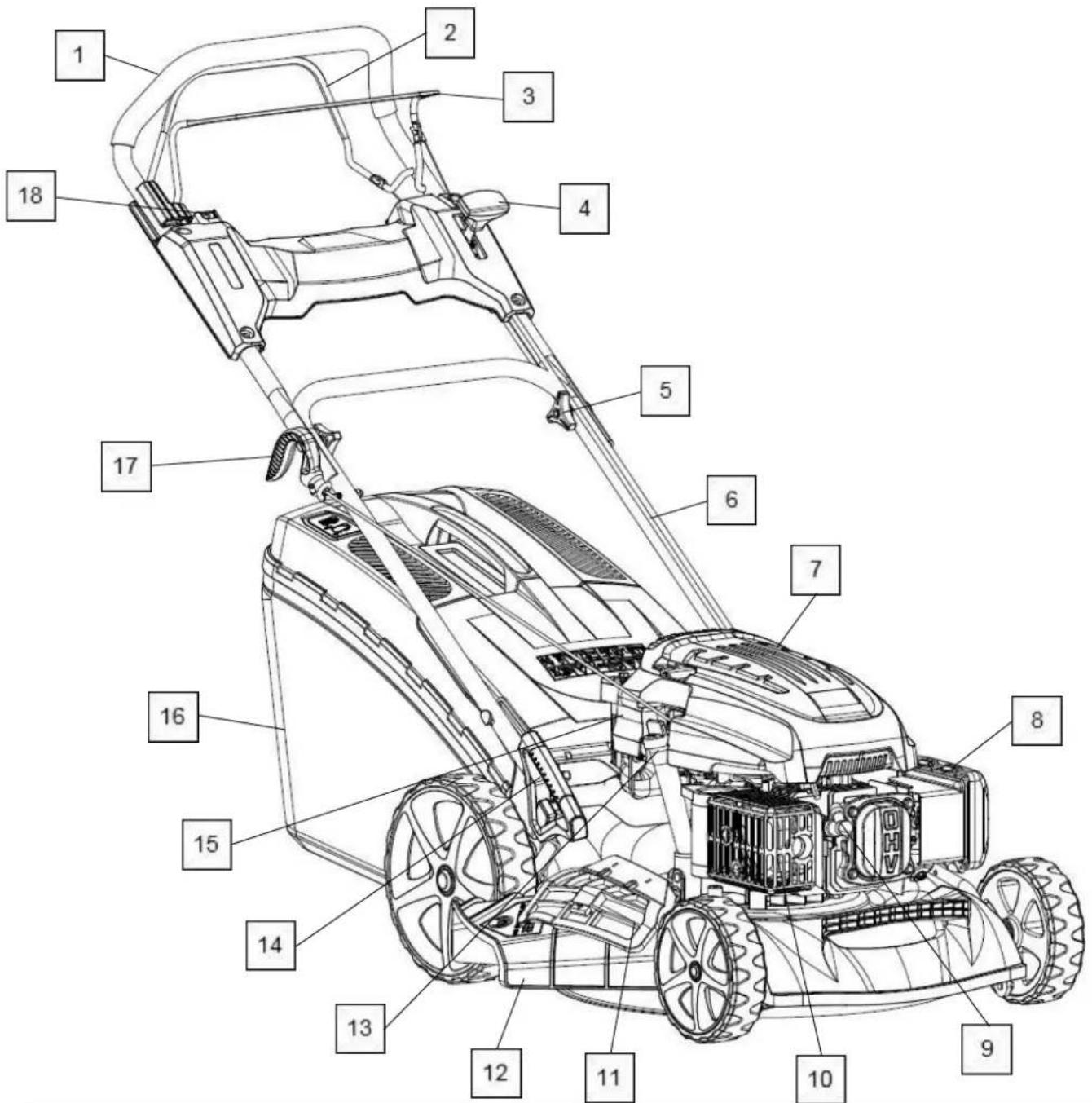 HYUNDAI P4100P - PART LOCATIONS - 1