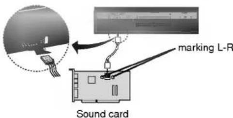 marking L-R Sound card
