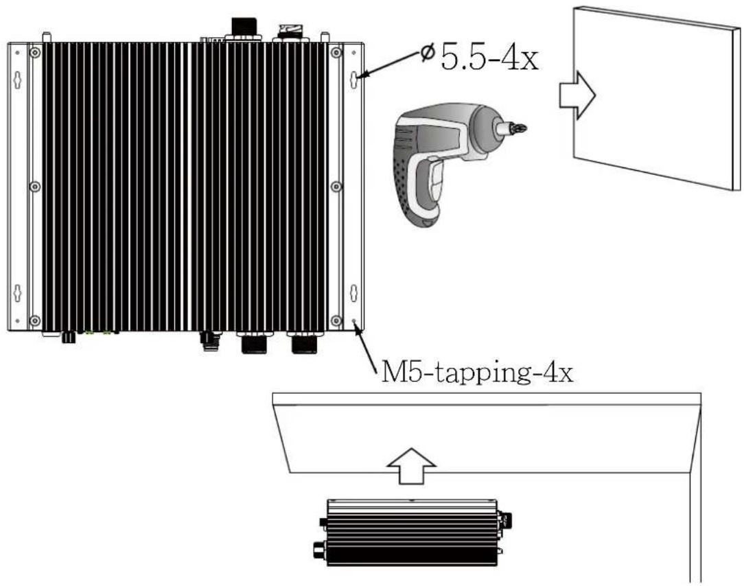 Ø 5.5-4x M5-tapping-4x