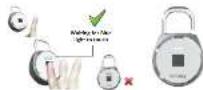 Aluratek ATL01F - TouchLock Unlock Fingerprint Registration - 4