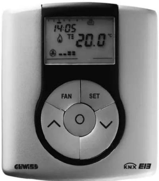 Gewiss GW10793 - KNX thermostat - wall mounting - 1