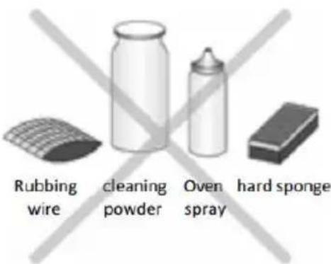Rubbing wire cleaning powder Oven spray hard sponge