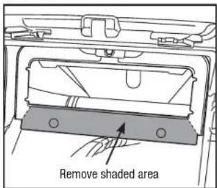 Remove shaded area