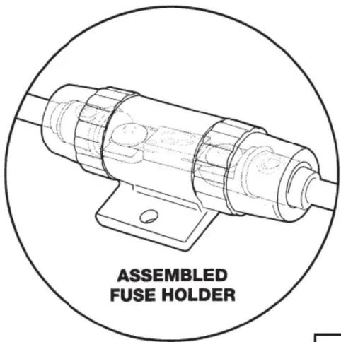 ASSEMBLED FUSE HOLDER