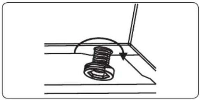 VOX EHB5010WG - Adjusting the feet - 1