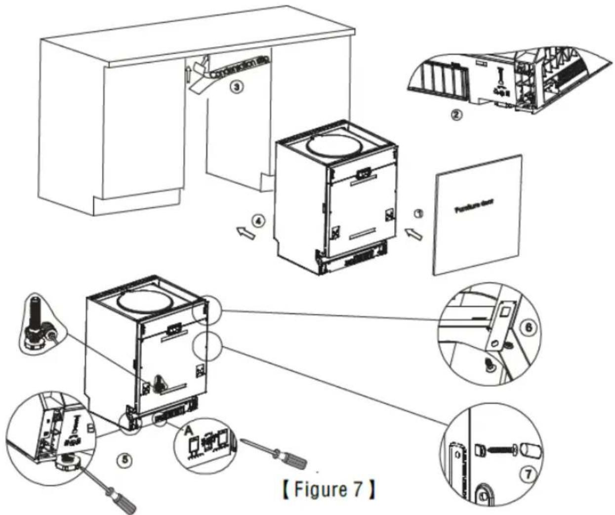 Hansa ZIM 608EH - INSTALL THE APPLIANCE IN A CABINET - 1