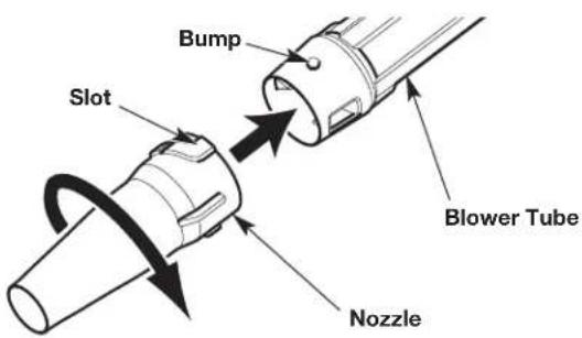 TROY-BILT TB27VH - Installing the Nozzle - 2