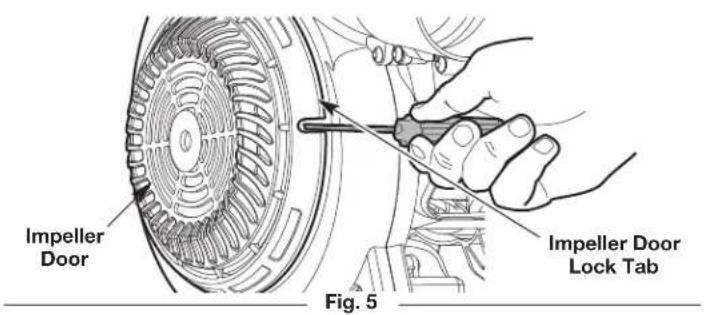 TROY-BILT TB27VH - Installing the Lower Vacuum Tube - 2