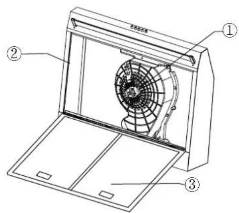 Technical diagram of an air conditioner unit with labeled components in Chinese
