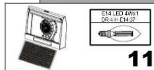 E14 LED 4Wx1 DR-4-H-E14-37 11