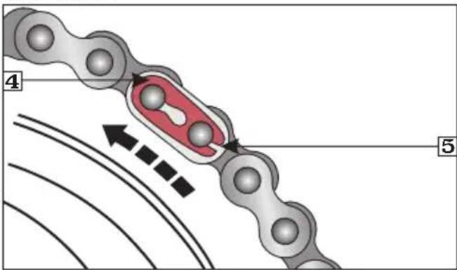 Diagram illustrating a mechanical or fluid system with labeled components and directional arrows, likely representing fluid flow or movement.