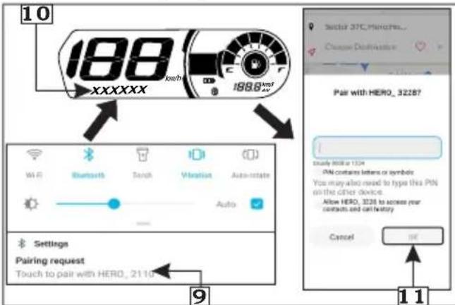 10 188 xxxxxx 1880mm Air Wi-Fi Bluetooths Touch Vibration Auto rotate Settings Pairing request Touch to pair with HERO_2119 9 11 Sector 3TC_MicroPCI... Change Destination Pair with HERO_32287 I clearly HERO on TEC PAN contains letters or symbols You may also need to type this PIN on the other device. Allow HERO, 3226 to access your contacts and call history Cancel OK