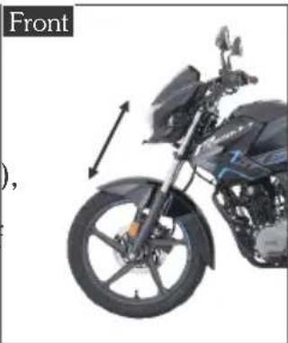 HERO Passion Xtec (2022) - Front and rear suspension inspection - 1