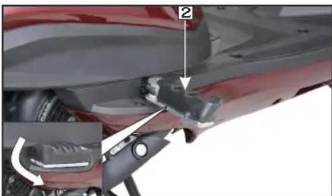 HERO Destini 125 Xtec (2022) - Pillion footrest - 2