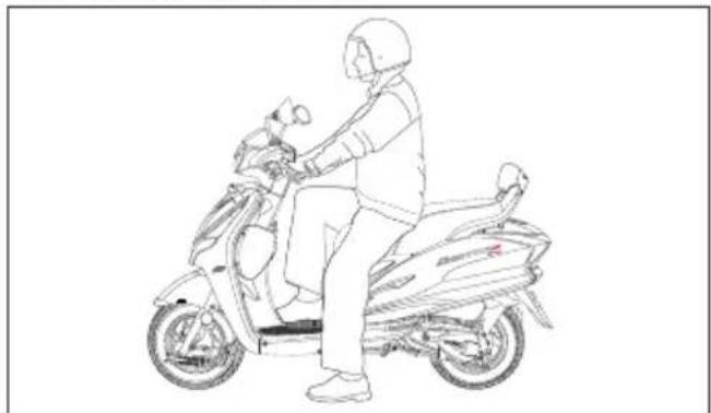 HERO Destini 125 Xtec (2022) - RIDING - 2