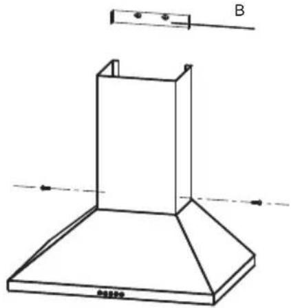 ASPES ACP1900X - Lower Decorative Chimney - 2
