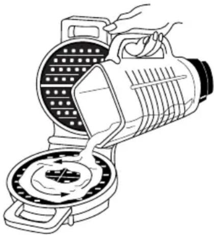 OSTER 3883 - HOW TO USE YOUR OSTER® WAFFLE MAKER PREPARING YOUR WAFFLE MAKER FOR USE - 1