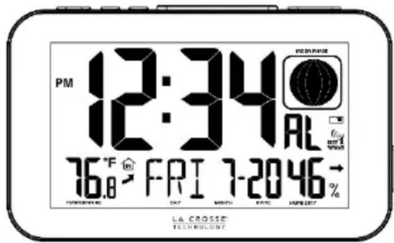 LA CROSSE TECHNOLOGY 617-1485BV2 - Set Time Alarm - 2